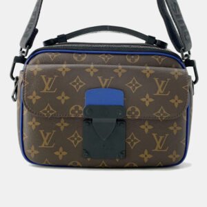 Louis Vuitton Spadlock Brown Monogram Macassar Canvas Messenger Bag