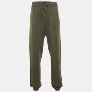 Louis Vuitton Dark Green Cashmere Sweatpants XXL
