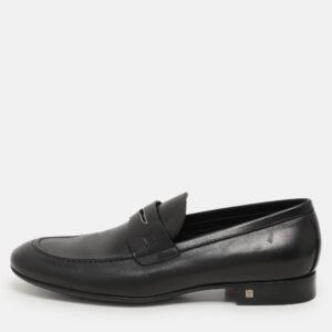 Louis Vuitton Black Leather Griffith Loafers Size 40