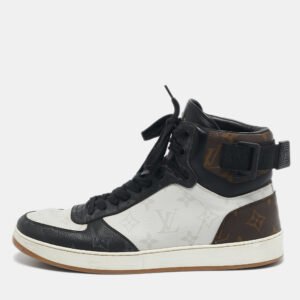 Louis Vuitton Multicolor Monogram Canvas and Leather Rivoli Sneakers Size 40.5