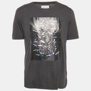 Maison Martin Margiela Grey Printed Crewneck T-Shirt XL
