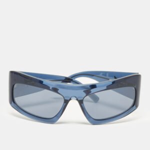 MCM Blue MW0001 90X Shield Sunglasses