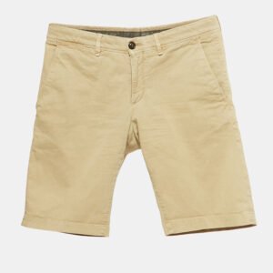 Moncler Beige Cotton Gabardine Bermuda Shorts S