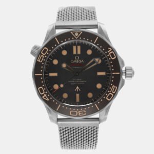 Omega Brown Titanium Seamaster Automatic Men's Wristwatch 42 mm