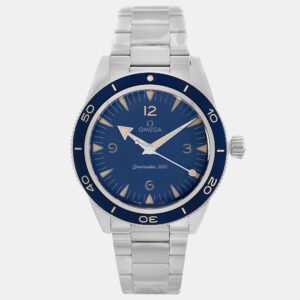 Omega Blue Seamaster Master Chronometer 234.30.41.21.03.001 Automatic Men's Wristwatch 41 mm