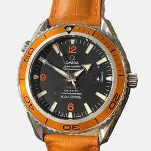 luxury-men-omega-used-watches-p1138109-001 Omega Black Stainless Steel Seamaster 2909.50.38 Automatic Men's Wristwatch 42 mm