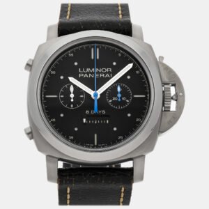 panerai black titanium luminor pam00530 manual winding men's wristwatch 47 mm
