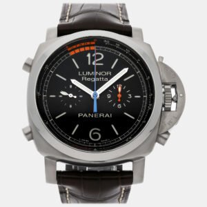 panerai black titanium luminor pam00526 automatic men's wristwatch 47 mm