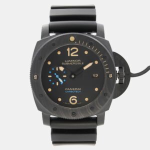 Stacked from 17 images. Method=A (R=8,S=3) Panerai Black Carbotech Luminor Submersible 1950 3 Days PAM00616 Automatic Men's Wristwatch 47mm
