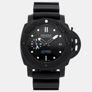 Panerai Submersible PAM1231 Automatic Carbotech Black Dial Men's Wristwatch 42mm
