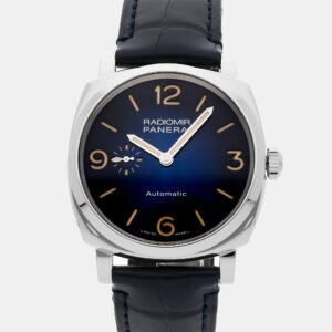 Panerai Radiomir 1940 PAM933 Automatic Stainless Steel Blue Dial Men's Wristwatch 42mm
