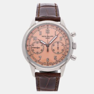 Patek Philippe Complications Chronograph 5172G-010 Manual Winding White Gold Pink Dial Men's Wristwatch 41mm