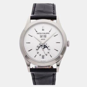 Patek Philippe Calatrava 5108G Automatic White Gold White Dial Men's Wristwatch 37mm