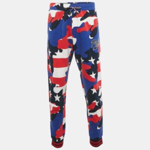Polo Ralph Lauren Multicolor Printed Cotton Knit Trackpants XL