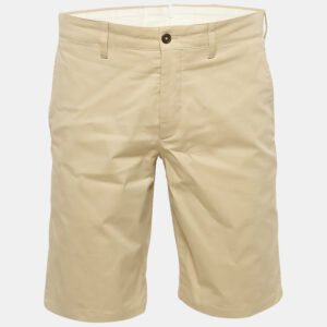 Prada Beige Cotton Chino Shorts M