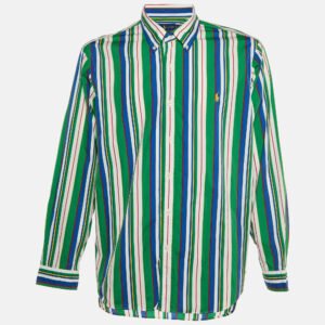 Ralph Lauren Multicolor Striped Cotton Classic Fit Shirt XL