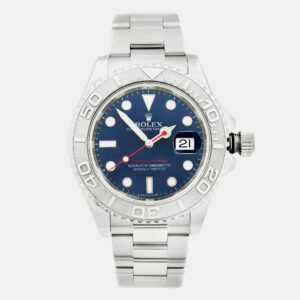 Rolex Blue Stainless Steel Yacht-Master  116622 Automatic Men's Wristwatch 40mm