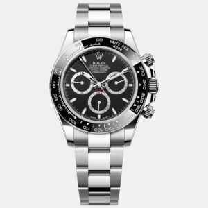 Rolex Black Stainless Steel Daytona Men's Wristwatch 40 mm