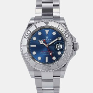 Rolex Blue Stainless Steel Yacht-Master 126622 Automatic Men's Wristwatch 40mm