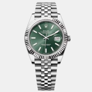 Rolex Mint Stainless Steel Datejust Automatic Men's Wristwatch 41 mm