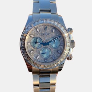 luxury-men-rolex-used-watches-p1138113-002 Rolex Diamond Platinum Cosmograph Daytona 116576TBR Automatic Men's Wristwatch 40 mm