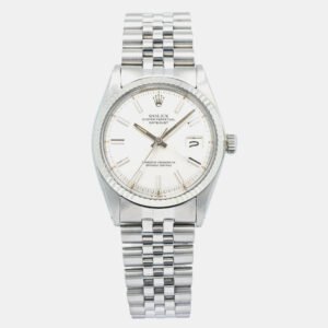 Rolex DateJust 1601 Automatic Silver Stainless Steel Men's Wristwatch 36mm