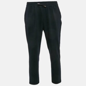 Sandro Navy Blue Knit Joggers XL