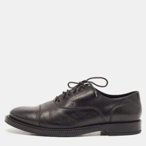 Tod's Black Leather Lace Up Derby Size 44