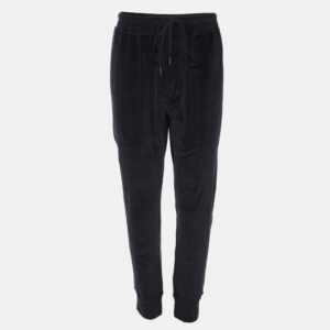 tom ford navy blue velvet jogger l