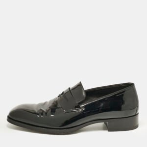 Tom Ford Black Patent Leather Slip On Loafers Size&nbsp;41.5