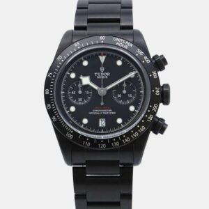 Tudor Black Stainless Steel Black Bay 79360DK Automatic Men's Wristwatch 41 mm