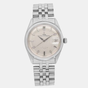 Tudor White 14k White gold Prince OysterDate 7966 Automatic Men's Wristwatch 34mm