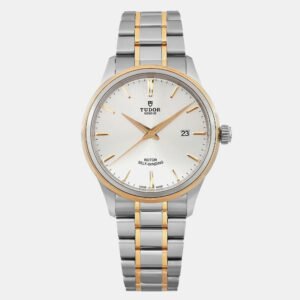 Tudor Silver Yellow Gold Stainless Steel Style 12703-0002 Automatic Men's Wristwatch 41 mm