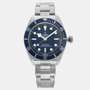 Tudor Blue Stainless Steel Black Bay M79030B-0001 Automatic Men's Wristwatch 39 mm