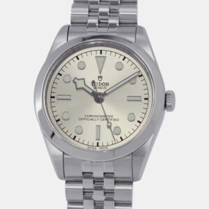 Tudor Silver Stainless Steel Black bay M79640-0003 Automatic Men's Wristwatch 36mm