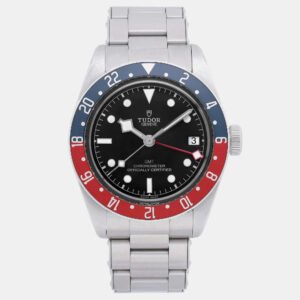 Tudor Black Stainless Steel Black bay 79830RB Automatic Men's Wristwatch 41 mm
