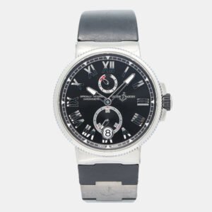 Ulysse Nardin Marine 1183-122 Black Stainless Steel Men's Wristwatch 43MM