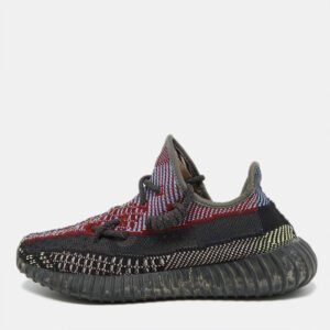 Yeezy x Adidas Multicolor Knit Fabric Boost 350 V2 Yecheil Sneakers Size 39 1/3