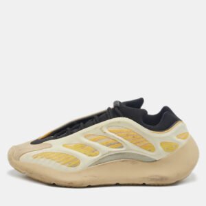 Yeezy x Adidas Multicolor Mesh and Rubber 700 V3 Safflower Sneakers Size 46