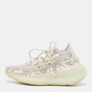 Yeezy x Adidas Multicolor Knit Fabric Boost 380 Alien Blue Sneakers Size 39 1/3