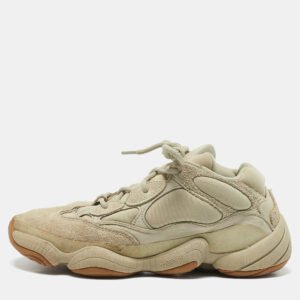 Yeezy x Adidas Grey Suede and Fabric Yeezy 500  Sneakers Size 43 1/3