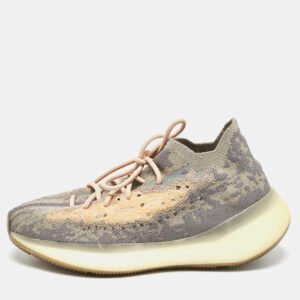 Yeezy x Adidas Grey Knit Fabric Boost 380 Mist Reflective Sneakers Size 43 1/3