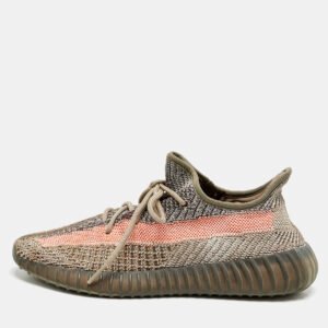 Yeezy x Adidas Multicolor Knit Fabric Boost 350 V2 Yecheil Reflective Sneakers 43 1/3