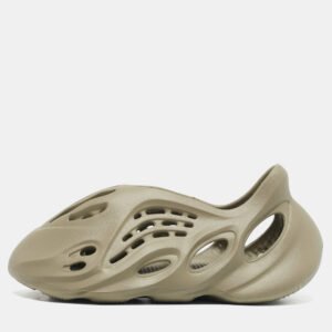 Yeezy x Adidas Grey Rubber Foam RNR Stone Salt Sneakers Size 37