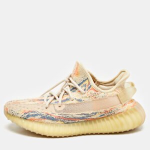yeezy x adidas multicolor knit fabric boost 350 v2 mx oat sneakers size 40 2/3