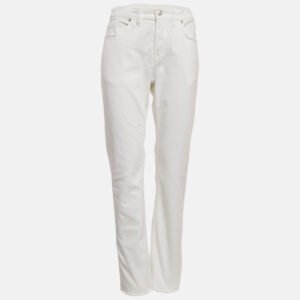 Zadig & Voltaire White Denim David Crop Jeans M Waist 32"