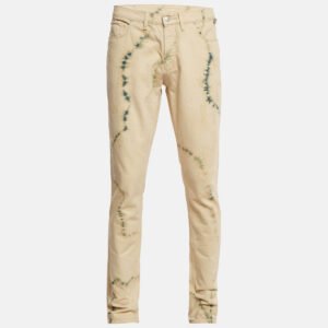 Zadig & Voltaire Cream Tie Dye Denim David Jeans M Waist 32"