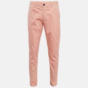 Zadig & Voltaire Pink Cotton Patrick Chino Trousers L