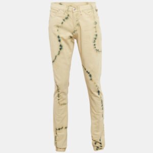 Zadig & Voltaire Cream Tie Dye Denim David Jeans M Waist 32"