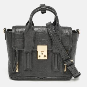 luxury-women-3-1-phillip-lim-used-handbags-p1144371-016 3.1 Phillip Lim Black Leather Mini Pashli Satchel
